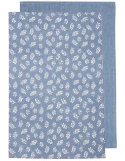 Flash Sale ???? Ladelle Floral Homespun Tea Towels 2 Pack Mulberry ???? -Maxwell & Williams shop unnamed file 104