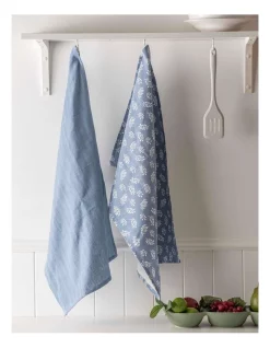 Flash Sale ???? Ladelle Floral Homespun Tea Towels 2 Pack Mulberry ???? -Maxwell & Williams shop unnamed file 106