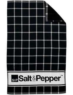 Alternative view of Best Pirce ???? Salt&pepper Signature Tea Towel Black ✨
