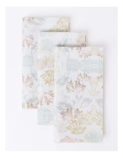 Outlet ???? Australian Marine Conservation Society Tea Towel Set Of 3 Sunshine Coast In Multi ✔️