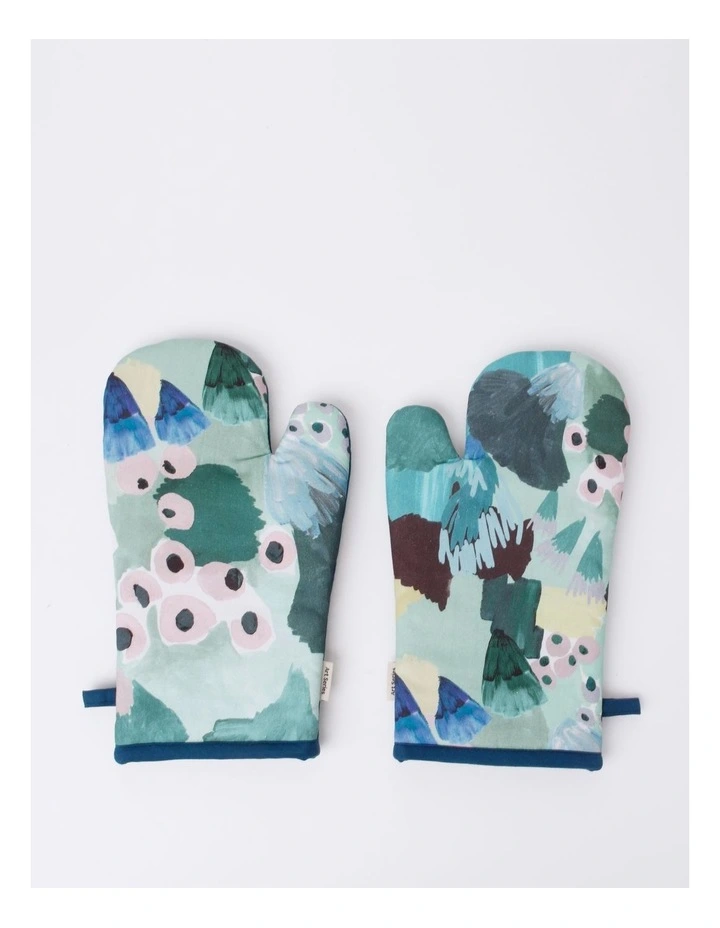 Hot Sale ???? Australian Marine Conservation Society Oven Mitt Set Of 2 Coral Bay In Multi ???? 4 Hot Sale ???? Australian Marine Conservation Society Oven Mitt Set Of 2 Coral Bay In Multi ???? - Image 2
