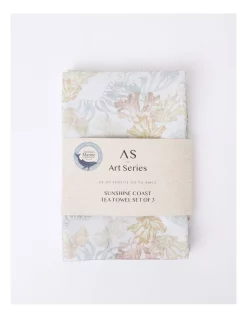 Outlet ???? Australian Marine Conservation Society Tea Towel Set Of 3 Sunshine Coast In Multi ✔️ -Maxwell & Williams shop unnamed file 16