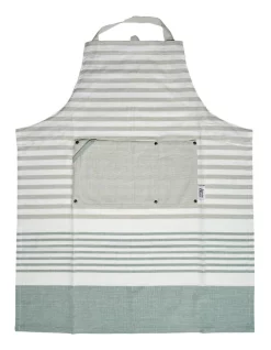 Brand new ???? Jamie Oliver Grain House Stripe Apron In Sage And Warn Grey ????