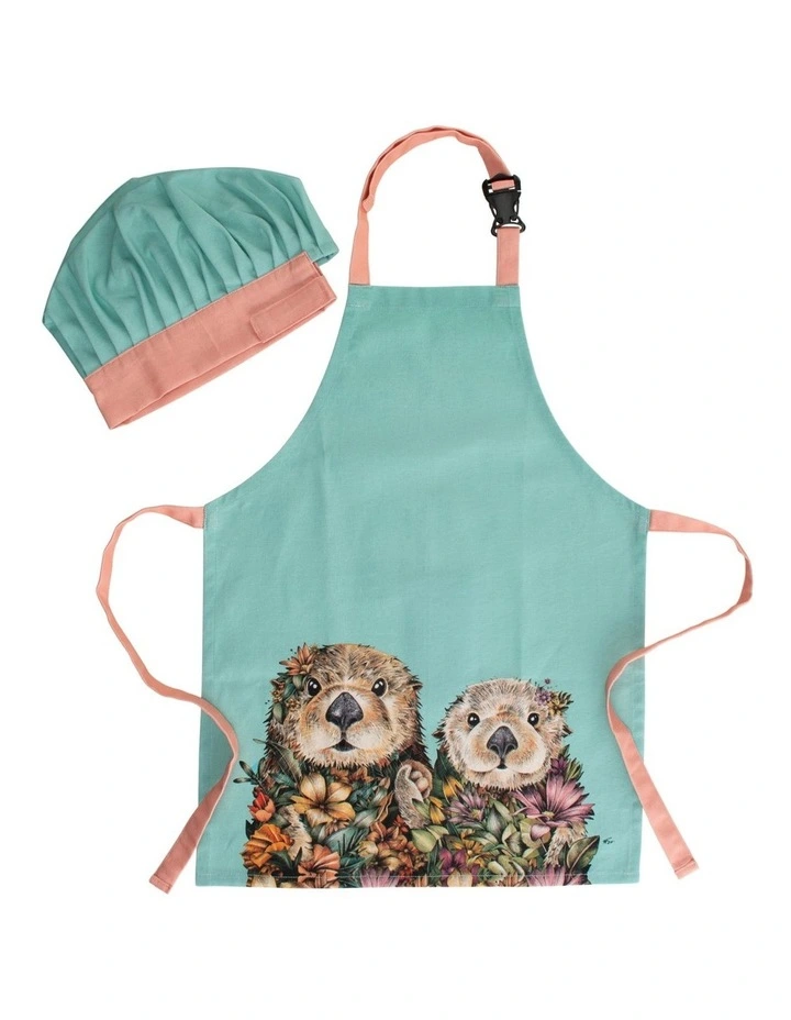 Best Sale ✔️ Maxwell & Williams Marini Ferlazzo Wild Planet Kids Apron & Hat Set Sea Otters In Blue ???? 3 Best Sale ✔️ Maxwell & Williams Marini Ferlazzo Wild Planet Kids Apron & Hat Set Sea Otters In Blue ????