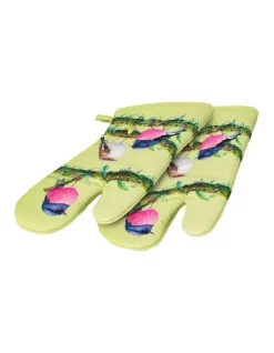 Discount ???? Maxwell & Williams Katherine Castle Bird Talk Oven Mitt Pink Robins ???? -Maxwell & Williams shop unnamed file 177