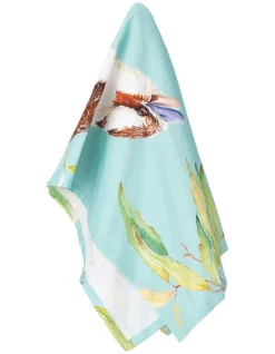 Alternative view of Promo ???? Maxwell & Williams Katherine Castle Bird Talk Tea Towel 50x70cm Kookaburras ????