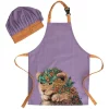 Promo ⭐ Maxwell & Williams Marini Ferlazzo Wild Planet Kids Apron & Hat Set Lion In Purple ???? -Maxwell & Williams shop unnamed file 185