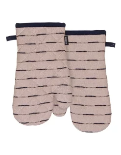Best reviews of ???? Ladelle Eco Recycled Cotton Oven Mitts Pack Of 2 Natural/Indigo ????