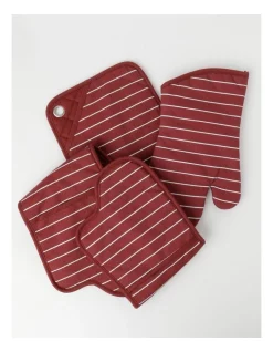 Alternative view of Wholesale ???? The Cooks Collective Kitchen Chefs Gloves, Mitt, Pot Holder Gift Set ????