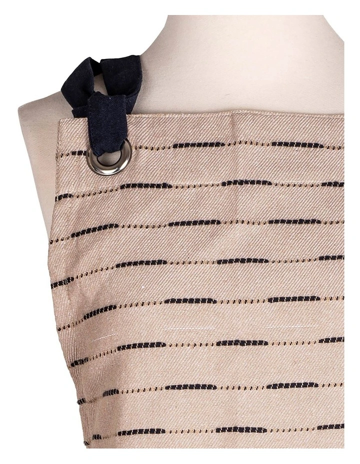 Promo ???? Ladelle Eco Recycled Cotton Apron Natural/Indigo ⌛ 4 Promo ???? Ladelle Eco Recycled Cotton Apron Natural/Indigo ⌛ - Image 2
