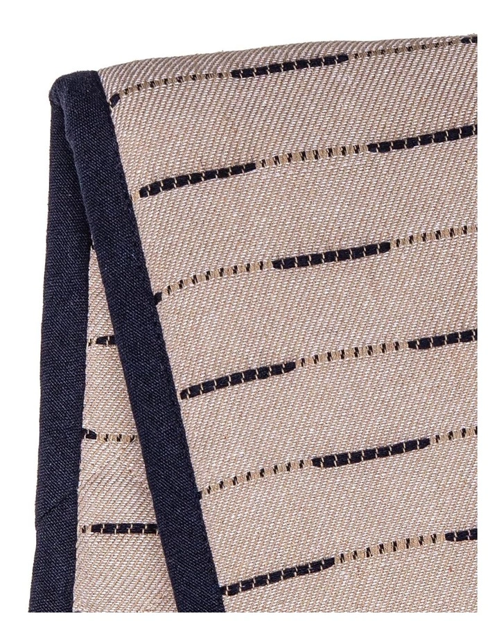 Brand new ???? Ladelle Eco Recycled Cotton Double Oven Mitt In Natural/Indigo ⭐ 4 Brand new ???? Ladelle Eco Recycled Cotton Double Oven Mitt In Natural/Indigo ⭐ - Image 2