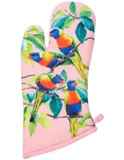 Deals ???? Maxwell & Williams Katherine Castle Bird Talk Oven Mitt Rainbow Lorikeets ????