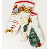 Outlet ???? The Cooks Collective ???? Christmas Novelty Oven Mitt Set Of 2 Festive Santa In White ???? -Maxwell & Williams shop unnamed file 260