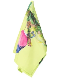 Alternative view of Best deal ???? Maxwell & Williams Katherine Castle Bird Talk Tea Towel 50x70cm Pink Robins ????