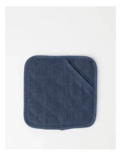 Alternative view of Best Sale ???? The Cooks Collective Executive Pot Holder Denim ????