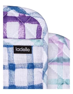 Alternative view of Best deal ❤️ Ladelle Trinny Pack Of Two Pot Holder In Lavender Sherbert ✨