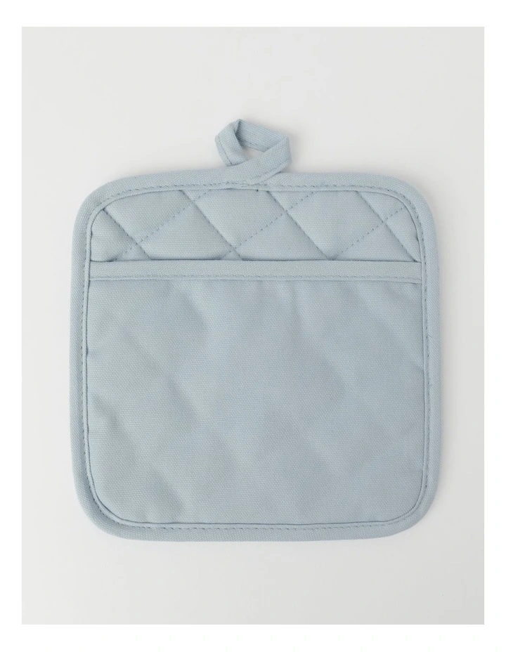 Brand new ❤️ The Cooks Collective Cooks Pot Holder Blue ⌛ 3 Brand new ❤️ The Cooks Collective Cooks Pot Holder Blue ⌛
