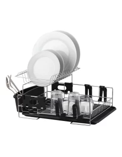 Best deal ⭐ D.line Stainless Steel 2-Tier Dish Rack With Draining Board ????