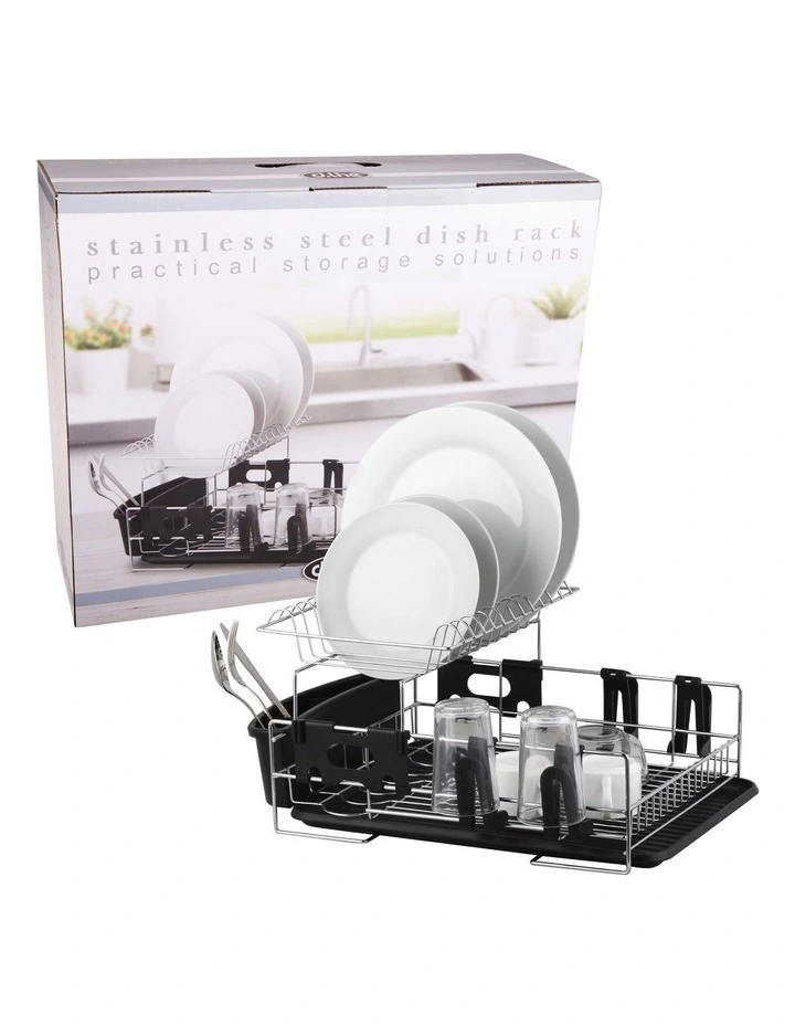 Best deal ⭐ D.line Stainless Steel 2-Tier Dish Rack With Draining Board ???? 5 Best deal ⭐ D.line Stainless Steel 2-Tier Dish Rack With Draining Board ???? - Image 3