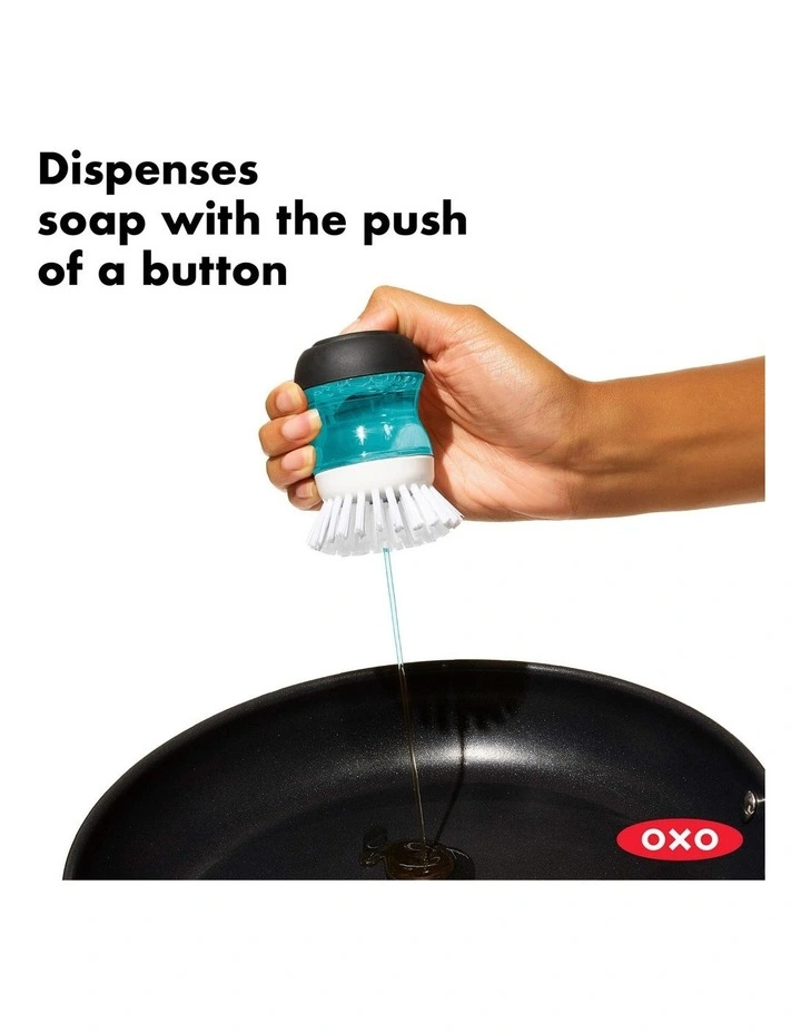 Budget ???? OXO Good Grips Soap Dispensing Palm Brush In Black ???? 4 Budget ???? OXO Good Grips Soap Dispensing Palm Brush In Black ???? - Image 2