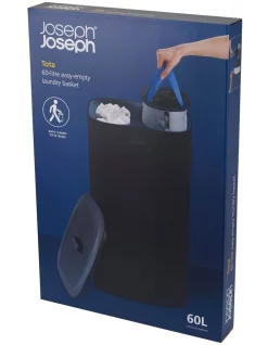 Alternative view of Wholesale ✔️ Joseph Joseph Tota 60-litre Laundry Separation Basket Carbon Black ????
