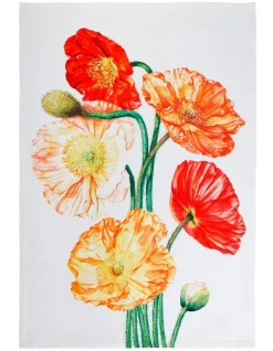 Best deal ⌛ Maxwell & Williams Katherine Castle Floriade Tea Towel 50x70cm Poppy ????