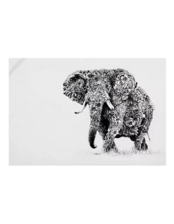 Cheap ???? Maxwell & Williams Marini Ferlazzo African Elephant 50x70cm Tea Towel ⭐