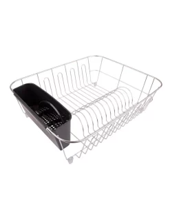 Cheapest ???? D.line Stainless Steel Large Dish Drainer With Caddy 44.5cm ❤️