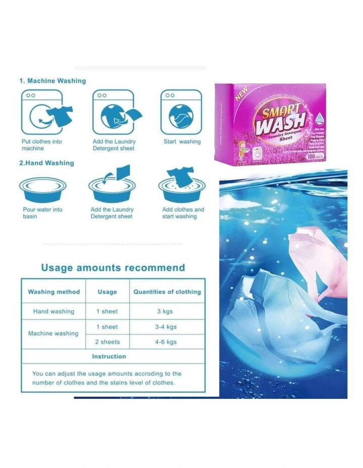 Hot Sale ✔️ Living Today 100 Sheets Eco-friendly Ultra Concentrated Laundry Detergent ???? 5 Hot Sale ✔️ Living Today 100 Sheets Eco-friendly Ultra Concentrated Laundry Detergent ???? - Image 3