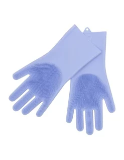 Alternative view of Budget ???? The Cooks Collective Silicone Cleaning Gloves In Blue ????