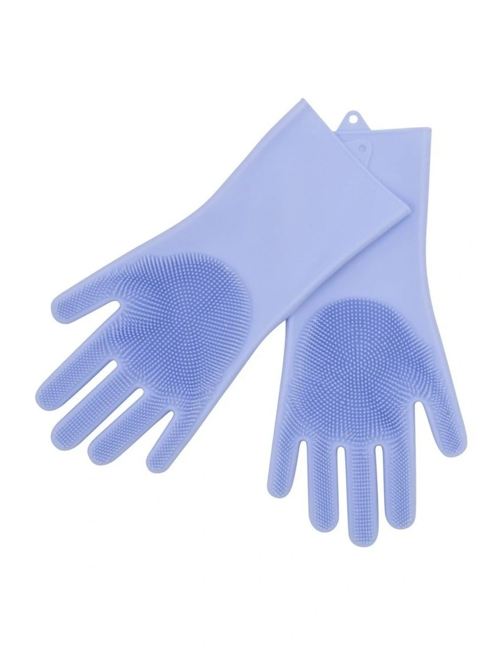 Budget ???? The Cooks Collective Silicone Cleaning Gloves In Blue ???? 4 Budget ???? The Cooks Collective Silicone Cleaning Gloves In Blue ???? - Image 2