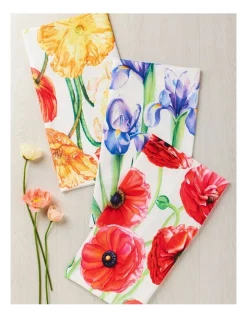 Alternative view of Discount ???? Maxwell & Williams Katherine Castle Floriade Tea Towel 50x70cm Tulip ????