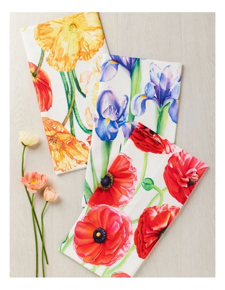 Best Pirce ???? Maxwell & Williams Katherine Castle Floriade Tea Towel 50x70cm Ranunculus ???? 4 Best Pirce ???? Maxwell & Williams Katherine Castle Floriade Tea Towel 50x70cm Ranunculus ???? - Image 2