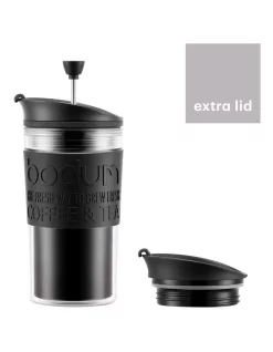 Alternative view of Outlet ✔️ Bodum Travel Press Set 0.35L Coffee Maker With Extra Lid ????