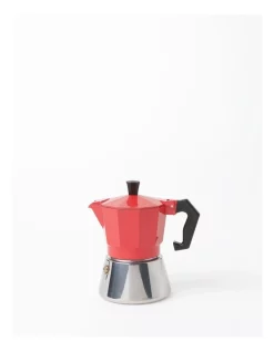 Best deal ???? The Cooks Collective Induction Stainless Base Espresso 3 Cup Red ????