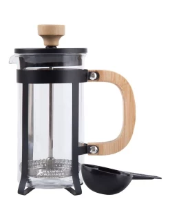 New ???? Maxwell & Williams Blend Sumatra Plunger 350ML Black / Bamboo Gift Boxed ????