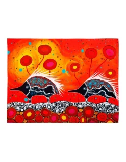 Best Pirce ✨ Maxwell & Williams Melanie Hava Journeys Tea Towel 50x70cm Echidnas ????