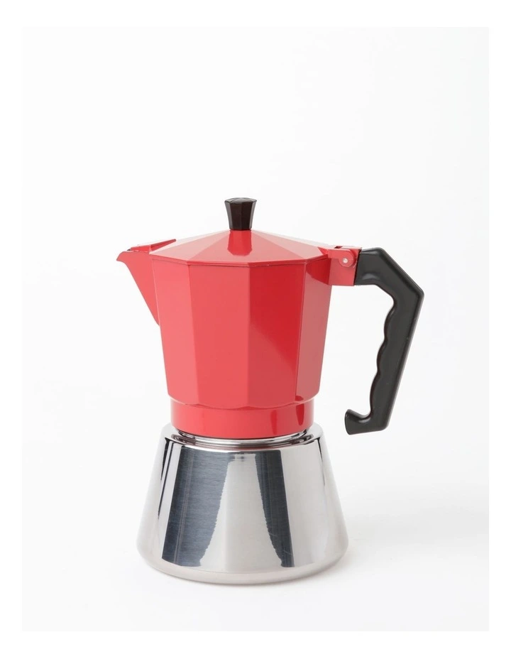 Buy ???? The Cooks Collective Induction Stainless Base Espresso 9 Cup Red ???? 3 Buy ???? The Cooks Collective Induction Stainless Base Espresso 9 Cup Red ????