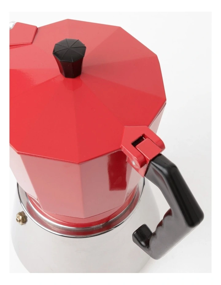 Buy ???? The Cooks Collective Induction Stainless Base Espresso 9 Cup Red ???? 4 Buy ???? The Cooks Collective Induction Stainless Base Espresso 9 Cup Red ???? - Image 2