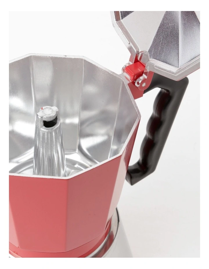 Buy ???? The Cooks Collective Induction Stainless Base Espresso 9 Cup Red ???? 5 Buy ???? The Cooks Collective Induction Stainless Base Espresso 9 Cup Red ???? - Image 3