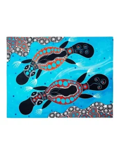 Coupon ???? Maxwell & Williams Melanie Hava Journeys Tea Towel 50x70cm Platypuses ????