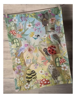 Alternative view of Deals ✨ La La Land Good Times Together Birds Tea Towel ????