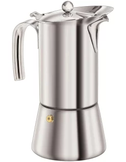 Outlet ???? Euroline Espresso Maker 10 Cup Stainless Steel ????