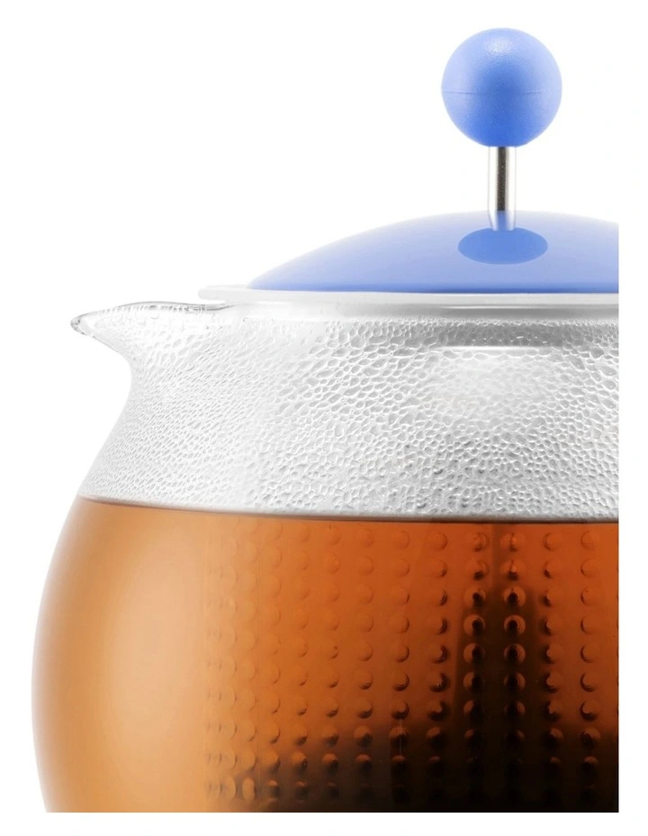 Hot Sale ???? Bodum Assam Tea Press With Glass Handle, Plastic Filter And Coloured Plastic Lid 1 Litre Matisse ???? 4 Hot Sale ???? Bodum Assam Tea Press With Glass Handle, Plastic Filter And Coloured Plastic Lid 1 Litre Matisse ???? - Image 2