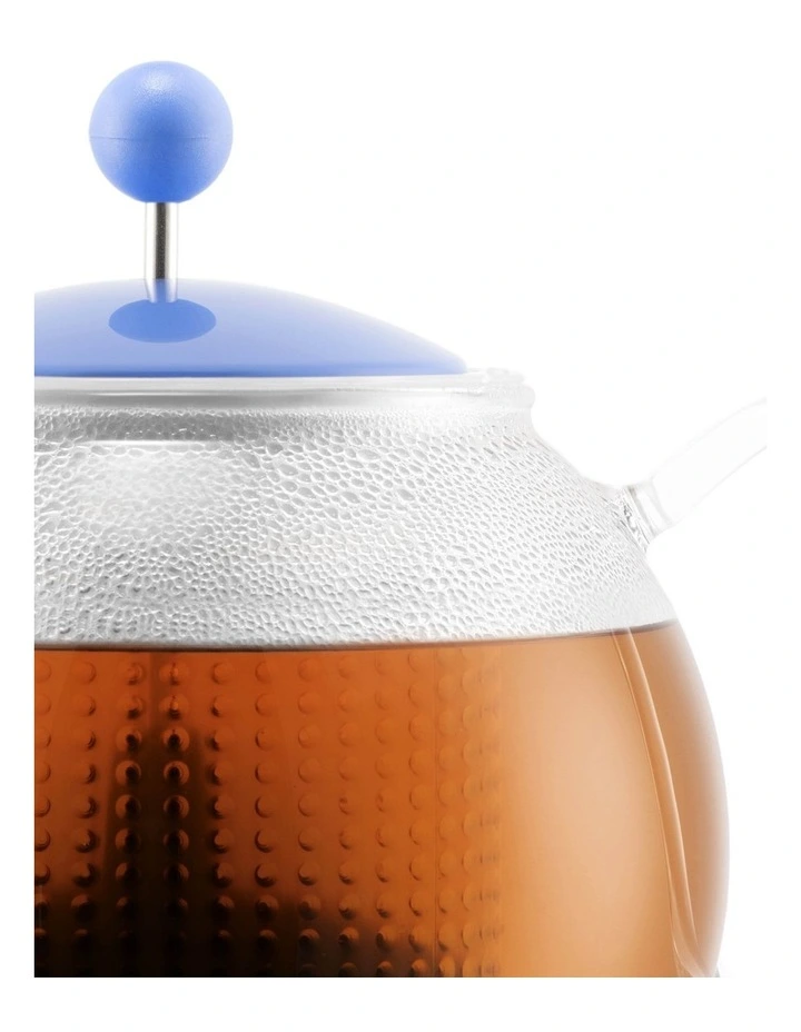 Hot Sale ???? Bodum Assam Tea Press With Glass Handle, Plastic Filter And Coloured Plastic Lid 1 Litre Matisse ???? 5 Hot Sale ???? Bodum Assam Tea Press With Glass Handle, Plastic Filter And Coloured Plastic Lid 1 Litre Matisse ???? - Image 3