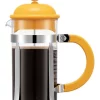 Cheapest ???? Bodum Caffettiera Coffee Maker 3 Cup 0.35l/12oz, Plastic Beaker Yolk ✔️