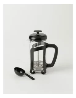 Outlet ✔️ The Cooks Collective Black 350mL Coffee Press W/Scoop ????