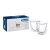 New ???? Delonghi 2 Cappuccino Glasses 190ml Capacity DBWALLCAPP ❤️ -Maxwell & Williams shop unnamed file 777