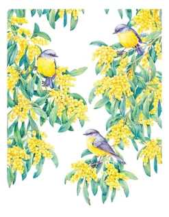 Cheap ???? Maxwell & Williams Royal Botanic Gardens Victoria Garden Friends 50x70cm Tea Towel Robin White Print ⭐