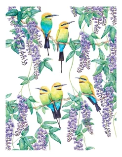Buy ???? Maxwell & Williams Royal Botanic Gardens Victoria Garden Friends 50x70cm Tea Towel Rainbow Bee-Eater Print ????